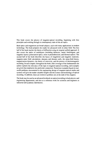 The Physical Principles of Magneto-optical Recording