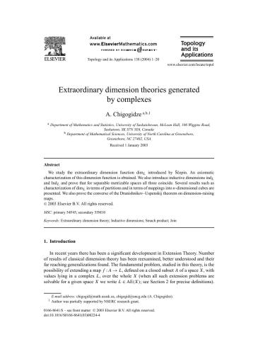 Topology and its Applications 138