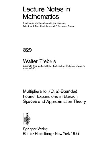Multipliers for (C,alpha)-Bounded Fourier Expansions in Banach Spaces and Approximation Theory