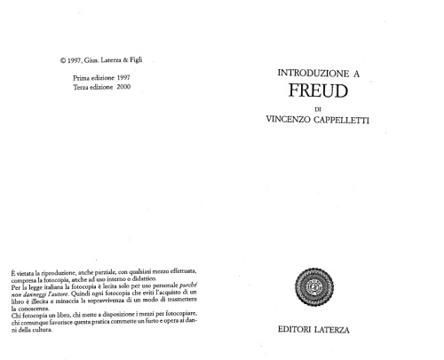 Introduzione a Freud