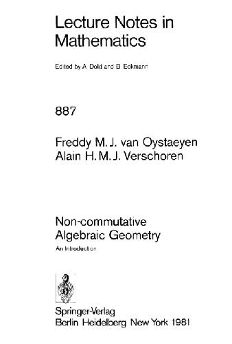 Non-Commutative Algebraic Geometry: An Introduction