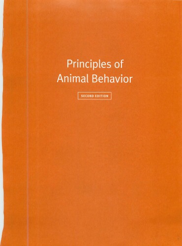 Principles of Animal Behavior