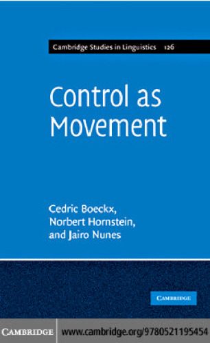 Control as Movement