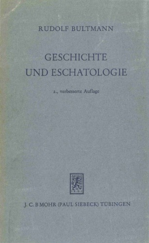 Geschichte und Eschatologie