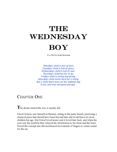 The Wednesday Boy