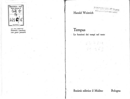 Tempus: le funzioni dei tempi nel testo