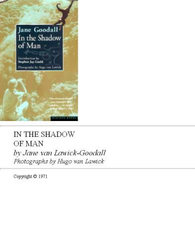 In the Shadow of Man