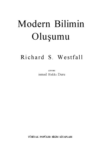 Modern Bilimin Oluşumu