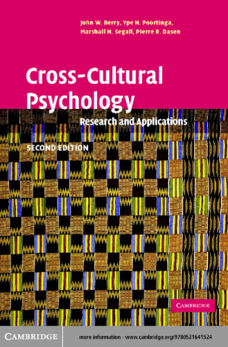 Cross-cultural Psychology: Research and Applications