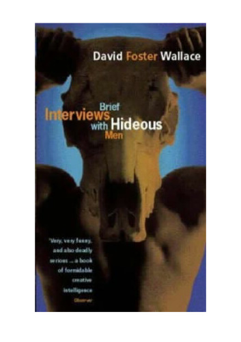 Brief Interviews with Hideous Men