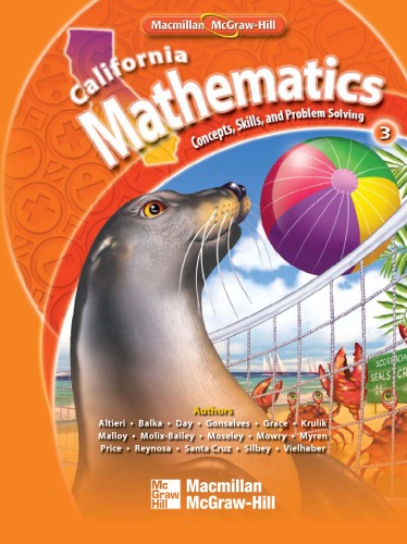 California Mathematics Concepts, Skills, and Problem Solving, Grade 3