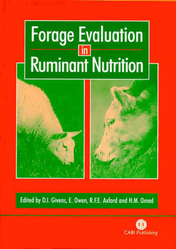 Forage Evaluation in Ruminant Nutrition (Cabi)