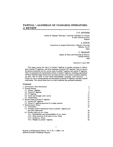 Reviews in Mathematical Physics - Volume 8