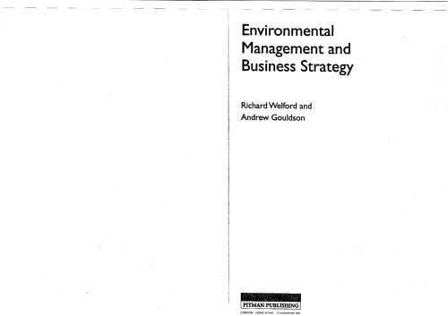 Environmental Management and Business Strategy