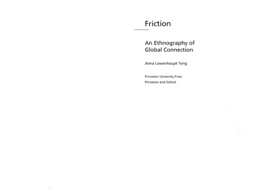 Friction: An Ethnography of Global Connection