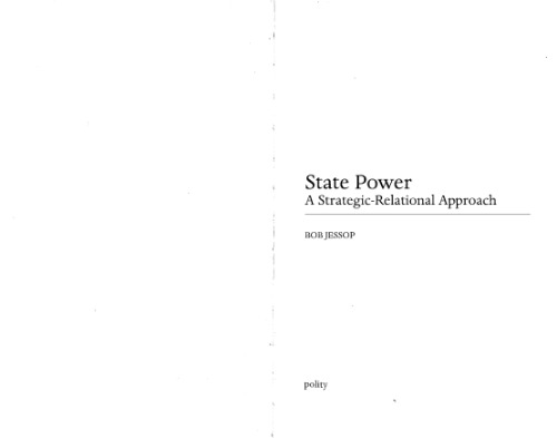 State Power: A Strategic-Relational Approach