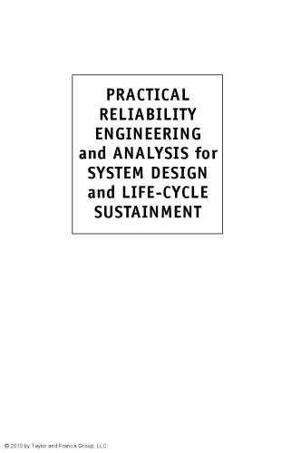 Practical Reliability Engineering and Analysis for System Design and Life-Cycle Sustainment
