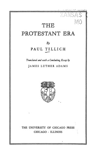 The Protestant Era