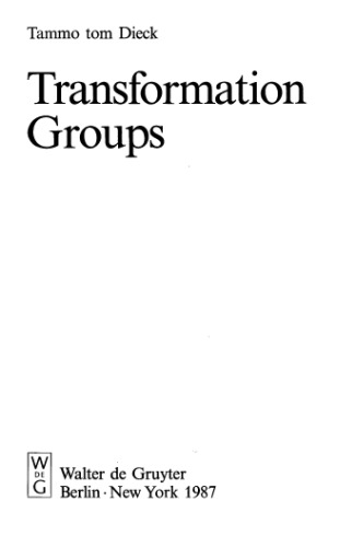 Transformation Groups