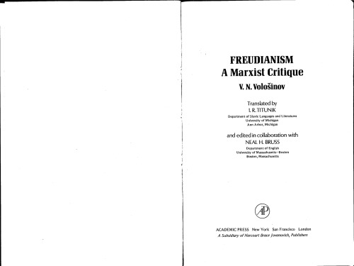 Freudianism: A Marxist Critique