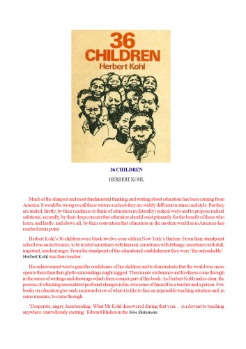 36 Children (Innovations in Education)