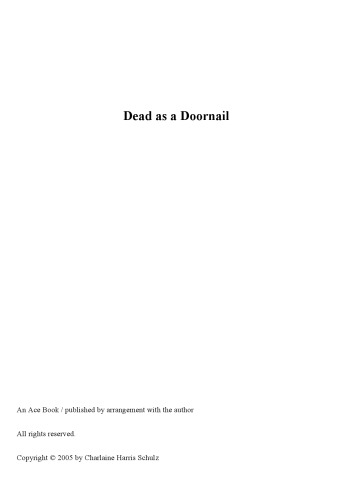 Dead as a Doornail (Southern Vampire Mysteries, Book 5)