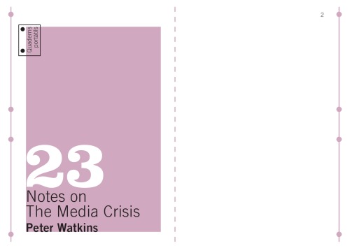 Notes on the Media Crisis