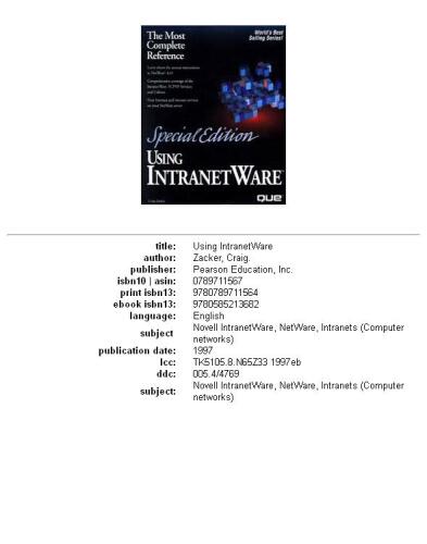 Using IntranetWare