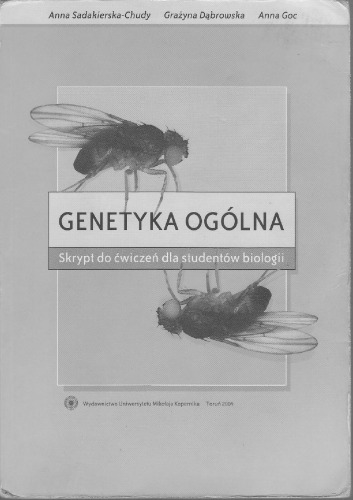 Genetyka ogolna. Skrypt do cwiczen dla studentow biologii