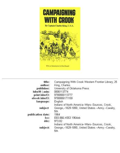 Campaigning with Crook