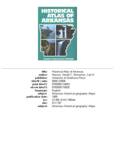 Historical atlas of Arkansas
