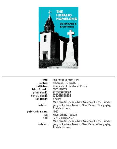 The Hispano Homeland