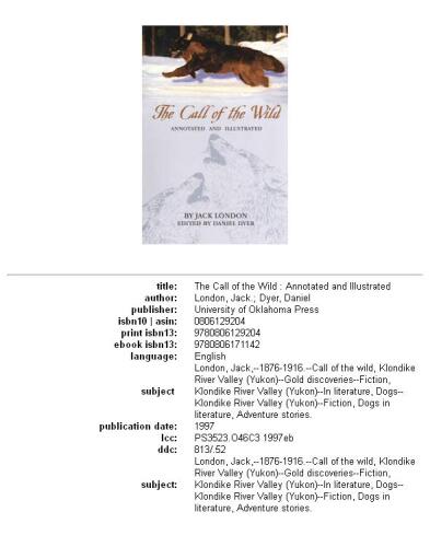 The Call of the Wild