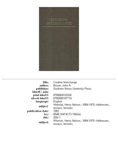 Creative interchange