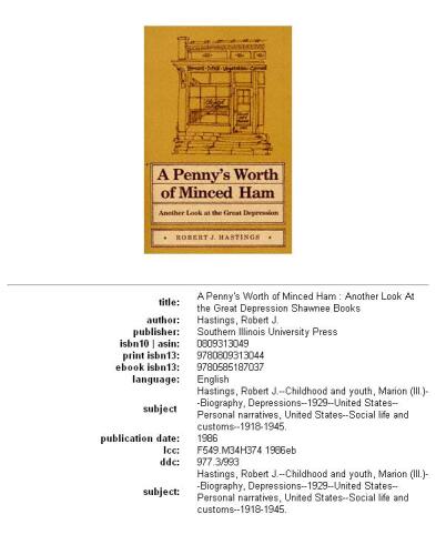 A penny's worth of minced ham: another look at the Great Depression