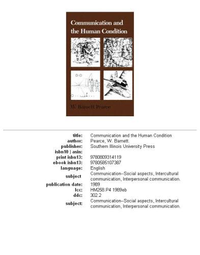 Communication and the human condition