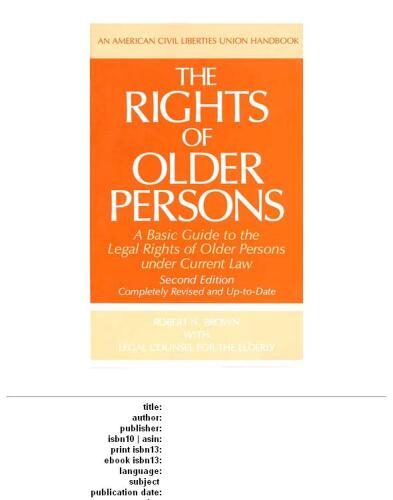 The rights of older persons