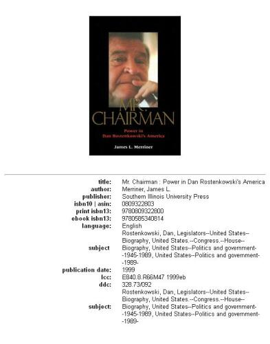 Mr. Chairman: power in Dan Rostenkowski's America