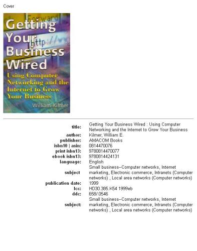 Getting your business wired: using computer networking and the internet to grow your business