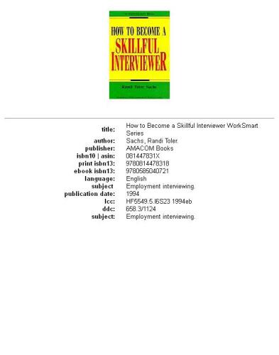 How to become a skillful interviewer