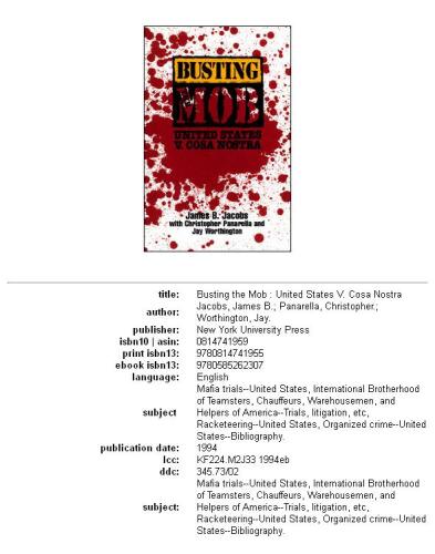 Busting the Mob: United States v. Cosa Nostra