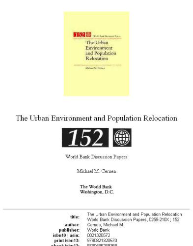 The urban environment and population relocation