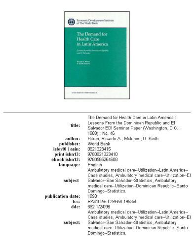 The demand for health care in Latin America: lessons from the Dominican Republic and El Salvador