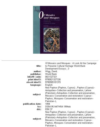 Of mosaics and mosques: a look at the campaign to preserve cultural heritage