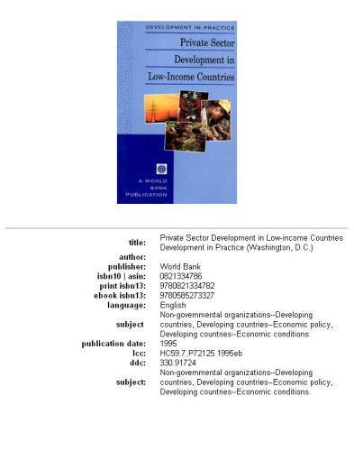Private sector development in low-income countries, Page 93