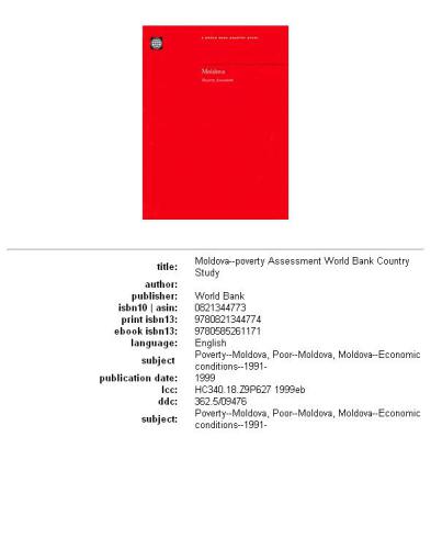 Moldova--poverty assessment