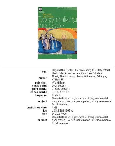 Beyond the center: decentralizing the State