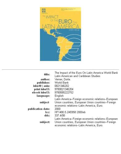 The impact of the Euro on Latin America