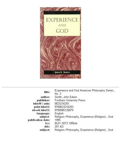 Experience and God