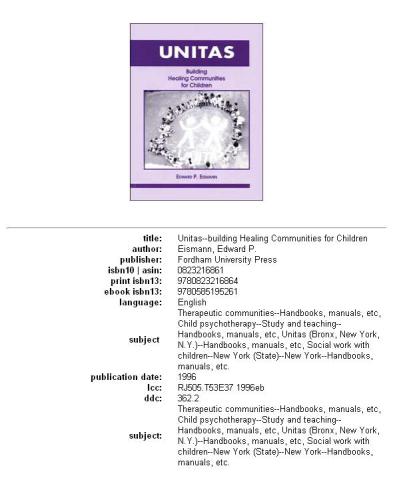 Unitas--building healing communities for children